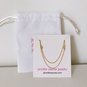 NWT 💛 Jennifer Zeuner Double Star Necklace ✨
